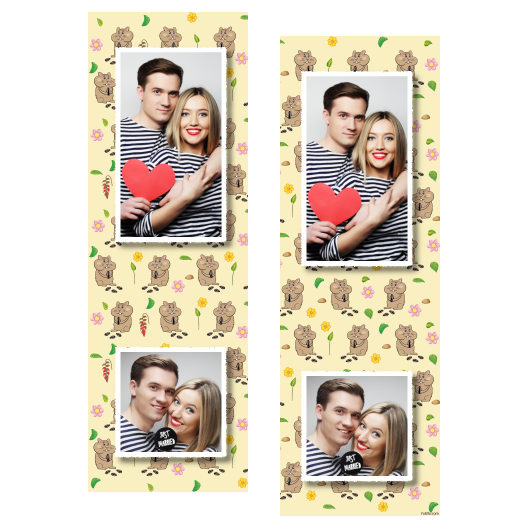 Dzień chomika + kwiaty + 110 biały Dzień chomika + kwiaty + 110 biały