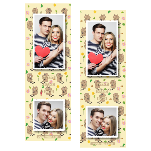 Dzień chomika + kwiaty + 110 biały z podpisem Dzień chomika + kwiaty + 110 biały z podpisem