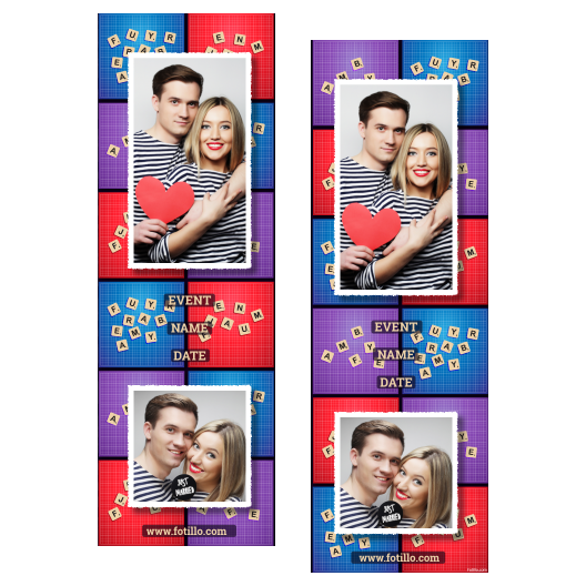 Dzień Scrabble + litery + 110 biały z podpisem Dzień Scrabble + litery + 110 biały z podpisem