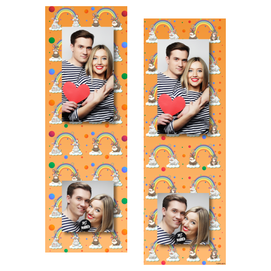 Dzień Sobowtóra + tęcze i króliki + 110 brak ramki Dzień Sobowtóra + tęcze i króliki + 110 brak ramki