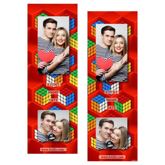 Dzień kostki Rubika + kostki + 110 brak ramki z podpisem Dzień kostki Rubika + kostki + 110 brak ramki z podpisem