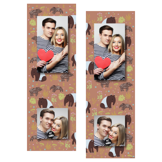 Dzień Tapira + liście i zwierzęta + 110 brak ramki Dzień Tapira + liście i zwierzęta + 110 brak ramki