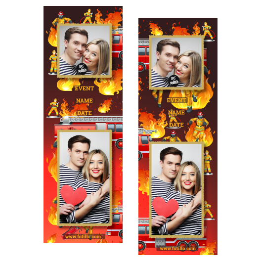 Dzień Strażaków + ogień + 111 złoty z podpisem Dzień Strażaków + ogień + 111 złoty z podpisem