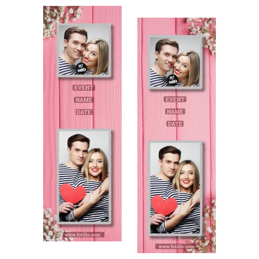 Różowe przyjęcie + deski + 111 z podpisem Różowe przyjęcie + deski + 111 z podpisem