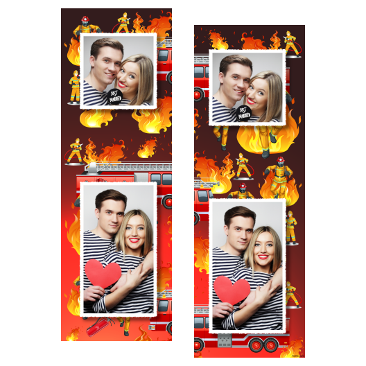 Dzień Strażaków + ogień + 111 biały Dzień Strażaków + ogień + 111 biały