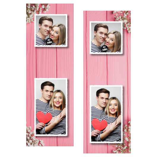 Różowe przyjęcie + deski + 111 biały Różowe przyjęcie + deski + 111 biały