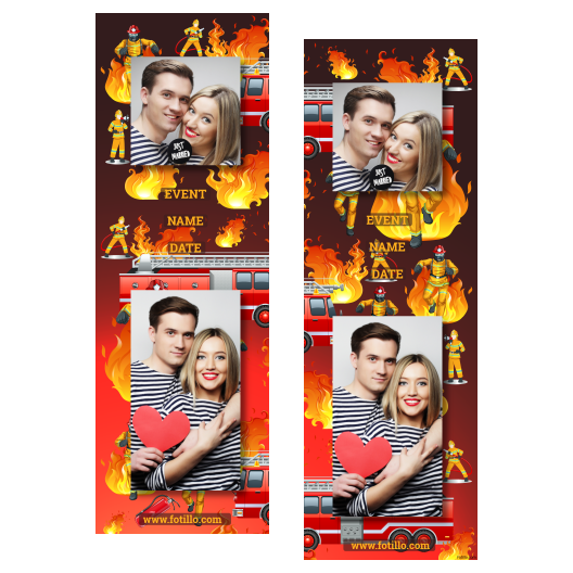 Dzień Strażaków + ogień + 111 brak ramki z podpisem Dzień Strażaków + ogień + 111 brak ramki z podpisem