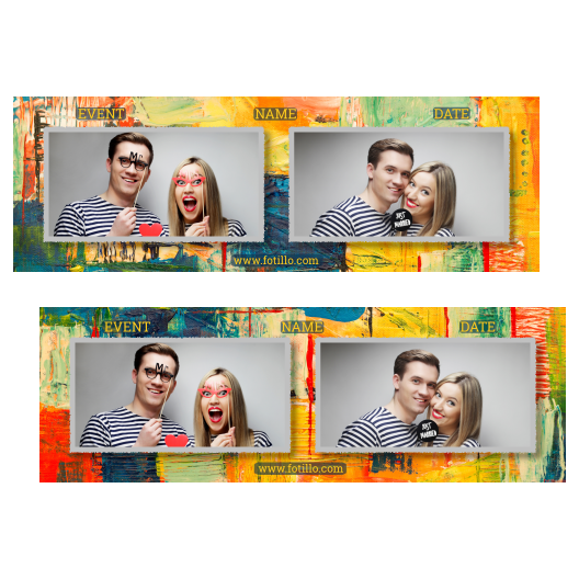 Obraz + kwadraty + 201 z podpisem