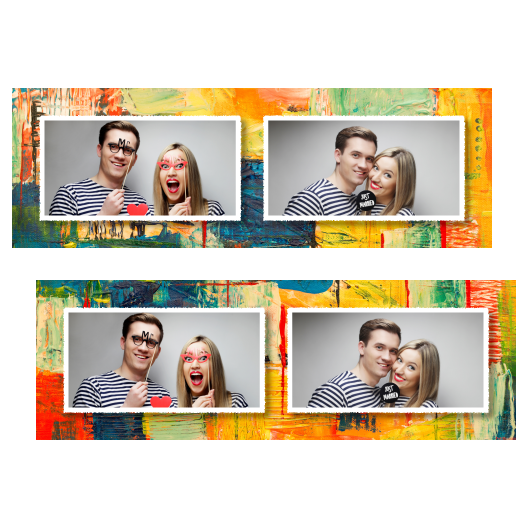 Obraz + kwadraty + 201 biały