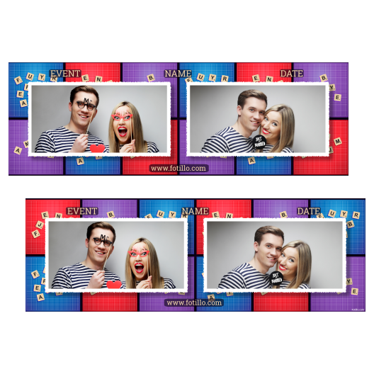 Dzień Scrabble + litery + 201 biały z podpisem Dzień Scrabble + litery + 201 biały z podpisem