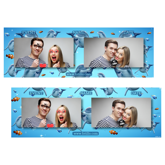 Dzień delfinów + ryby + 201 brak ramki z podpisem Dzień delfinów + ryby + 201 brak ramki z podpisem