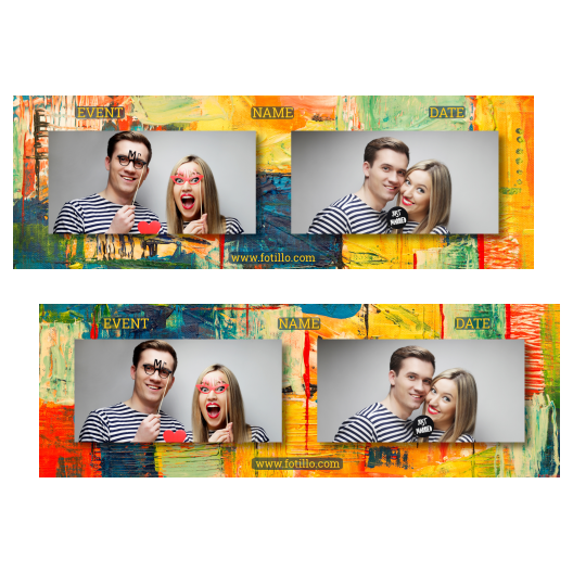 Obraz + kwadraty + 201 brak ramki z podpisem