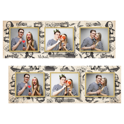 Dzień Shakespeare'a + maski i książki + 202 złoty z podpisem Dzień Shakespeare'a + maski i książki + 202 złoty z podpisem