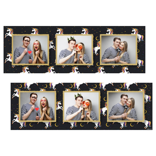 Dzień jednorożca + kolaż, gwiazdy + 202 złoty Dzień jednorożca + kolaż, gwiazdy + 202 złoty