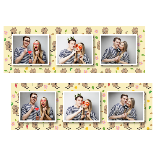 Dzień chomika + kwiaty + 202 biały Dzień chomika + kwiaty + 202 biały