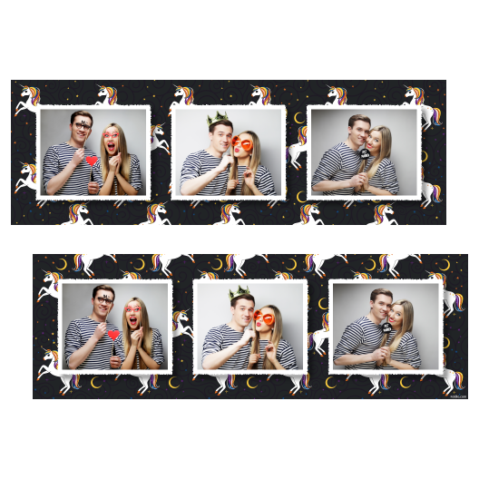 Dzień jednorożca + kolaż, gwiazdy + 202 biały Dzień jednorożca + kolaż, gwiazdy + 202 biały