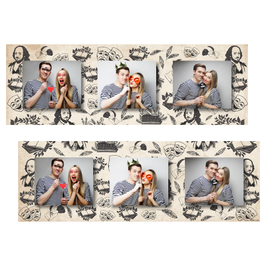 Dzień Shakespeare'a + maski i książki + 202 brak ramki Dzień Shakespeare'a + maski i książki + 202 brak ramki