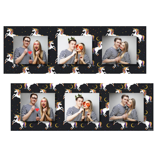 Dzień jednorożca + kolaż, gwiazdy + 202 brak ramki Dzień jednorożca + kolaż, gwiazdy + 202 brak ramki