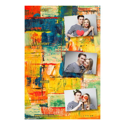 Obraz + kwadraty + 301 brak ramki z podpisem Obraz + kwadraty + 301 brak ramki z podpisem