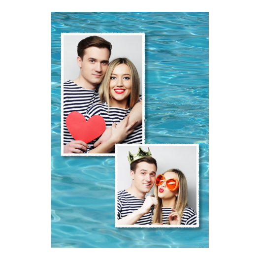 Woda + fale + 307 biały Woda + fale + 307 biały