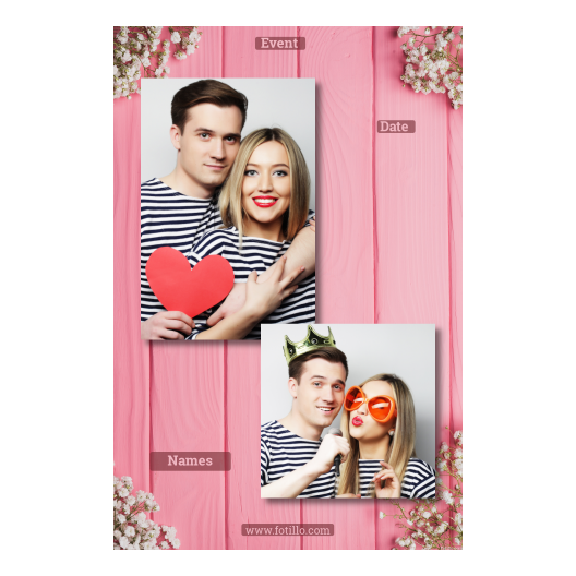 Różowe przyjęcie + deski + 307 brak ramki z podpisem Różowe przyjęcie + deski + 307 brak ramki z podpisem