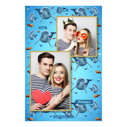 Dzień delfinów + ryby + 308 złoty z podpisem