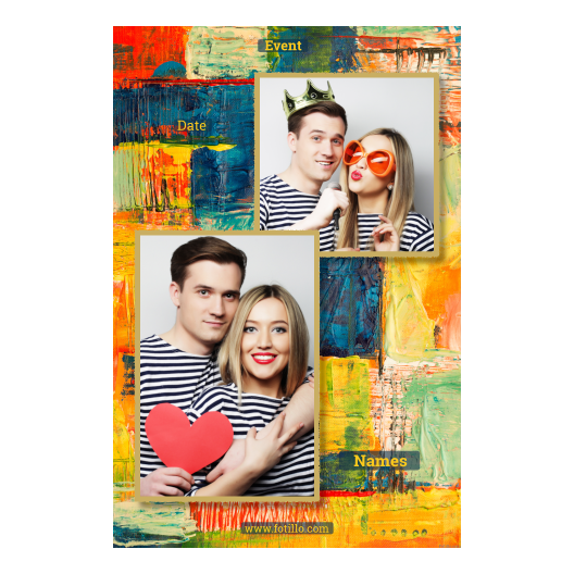 Obraz + kwadraty + 308 złoty z podpisem Obraz + kwadraty + 308 złoty z podpisem