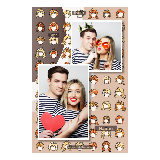 Ddzień peruki 308 biały z podpisem Ddzień peruki 308 biały z podpisem