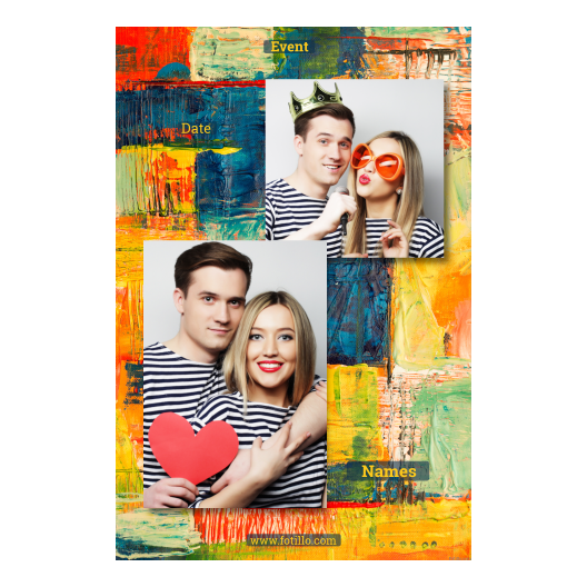 Obraz + kwadraty + 308 brak ramki z podpisem Obraz + kwadraty + 308 brak ramki z podpisem