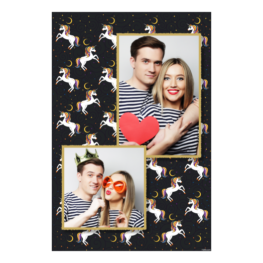 Dzień jednorożca + kolaż, gwiazdy + 309 złoty Dzień jednorożca + kolaż, gwiazdy + 309 złoty