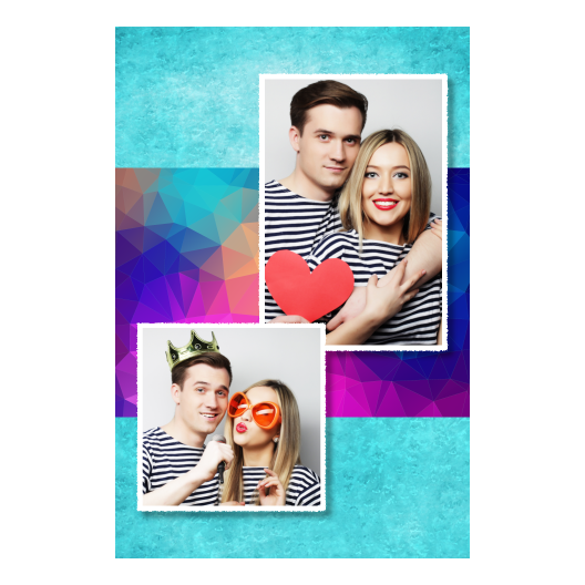 Niebieska impreza + trójkąty + 309 biały Niebieska impreza + trójkąty + 309 biały