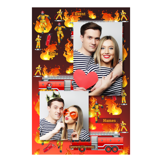 Dzień Strażaków + ogień + 309 brak ramki z podpisem Dzień Strażaków + ogień + 309 brak ramki z podpisem