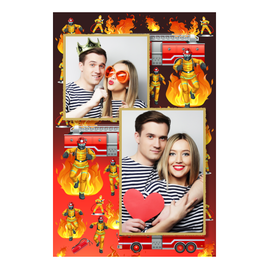 Dzień Strażaków + ogień + 310 złoty Dzień Strażaków + ogień + 310 złoty