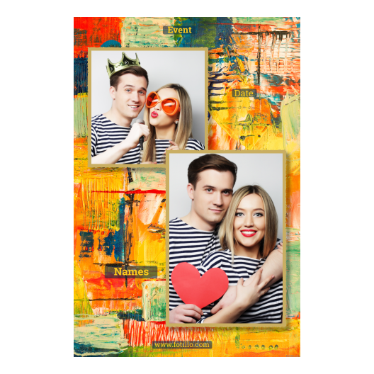 Obraz + kwadraty + 310 złoty z podpisem Obraz + kwadraty + 310 złoty z podpisem