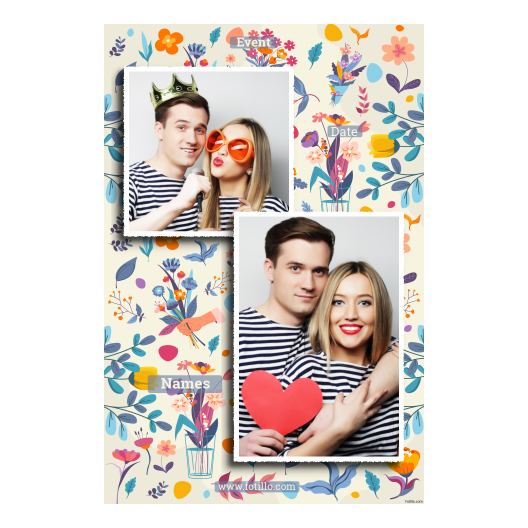 Dzień Florystów + kwiaty + 310 biały z podpisem Dzień Florystów + kwiaty + 310 biały z podpisem