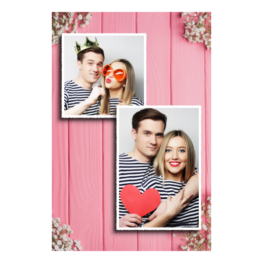 Różowe przyjęcie + deski + 310 biały Różowe przyjęcie + deski + 310 biały