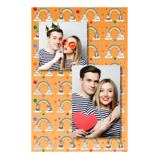 Dzień Sobowtóra + tęcze i króliki + 310 brak ramki Dzień Sobowtóra + tęcze i króliki + 310 brak ramki