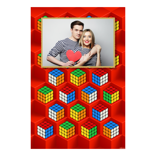 Dzień kostki Rubika + kostki + 311 złoty Dzień kostki Rubika + kostki + 311 złoty