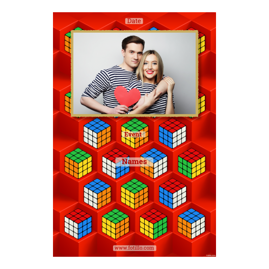 Dzień kostki Rubika + kostki + 311 złoty z podpisem Dzień kostki Rubika + kostki + 311 złoty z podpisem