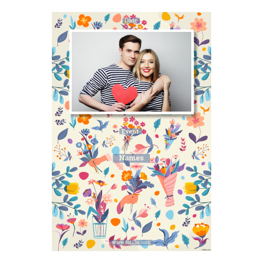 Dzień Florystów + kwiaty + 311 biały z podpisem Dzień Florystów + kwiaty + 311 biały z podpisem