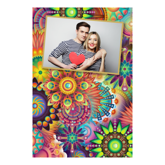 Mandale + kolaż + 312 złoty Mandale + kolaż + 312 złoty