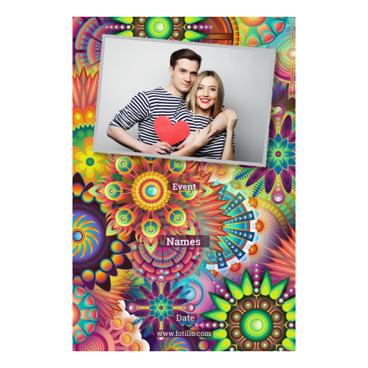 Mandale + kolaż + 312 z podpisem Mandale + kolaż + 312 z podpisem