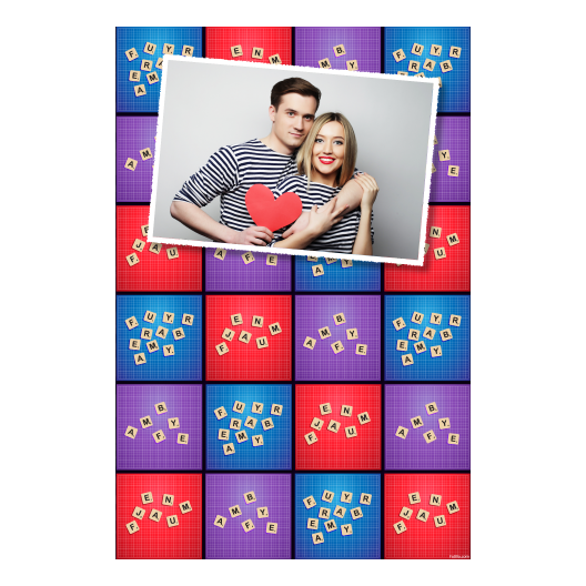 Dzień Scrabble + litery + 312 biały Dzień Scrabble + litery + 312 biały