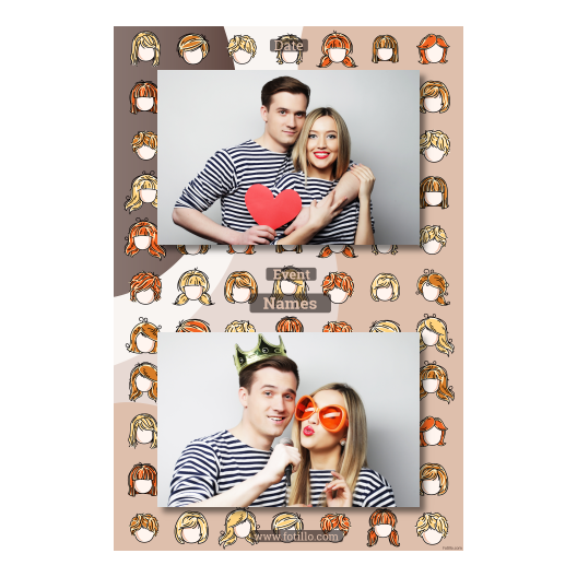 Ddzień peruki 313 brak ramki z podpisem Ddzień peruki 313 brak ramki z podpisem