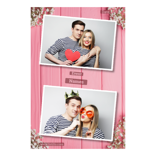 Różowe przyjęcie + deski + 314 biały z podpisem Różowe przyjęcie + deski + 314 biały z podpisem