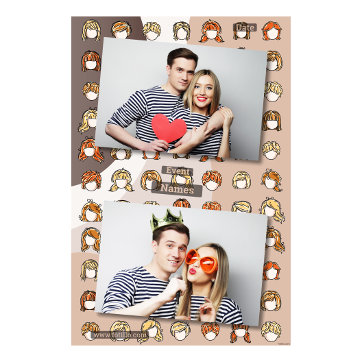 Ddzień peruki 314 brak ramki z podpisem Ddzień peruki 314 brak ramki z podpisem