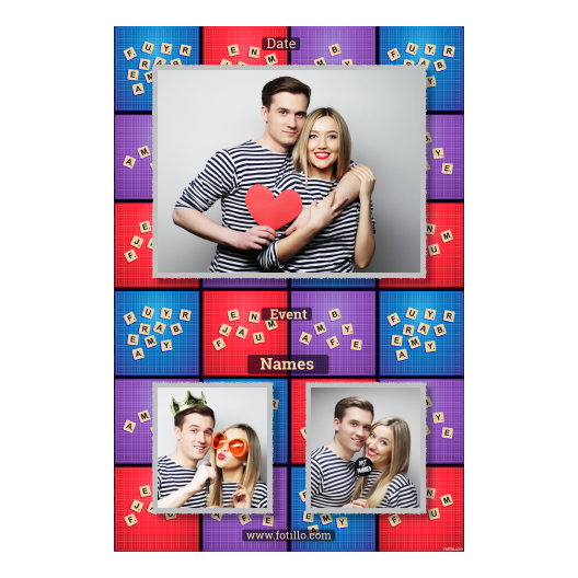 Dzień Scrabble + litery + 315 z podpisem Dzień Scrabble + litery + 315 z podpisem