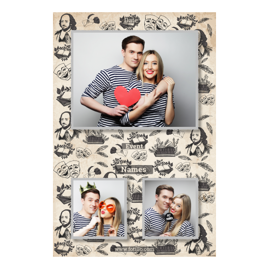 Dzień Shakespeare'a + maski i książki + 315 z podpisem Dzień Shakespeare'a + maski i książki + 315 z podpisem