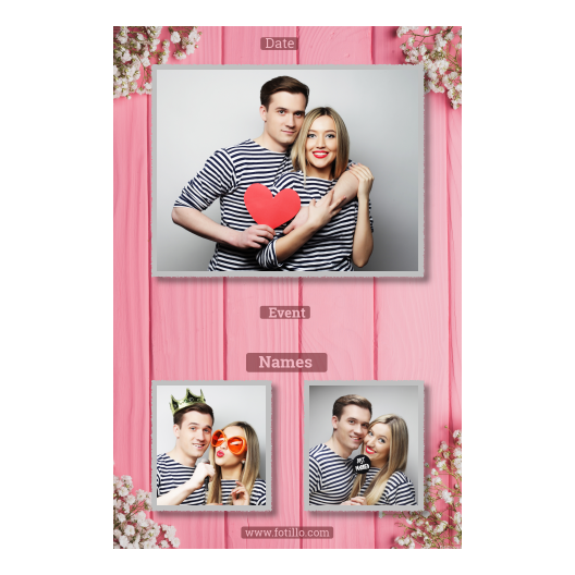 Różowe przyjęcie + deski + 315 z podpisem Różowe przyjęcie + deski + 315 z podpisem