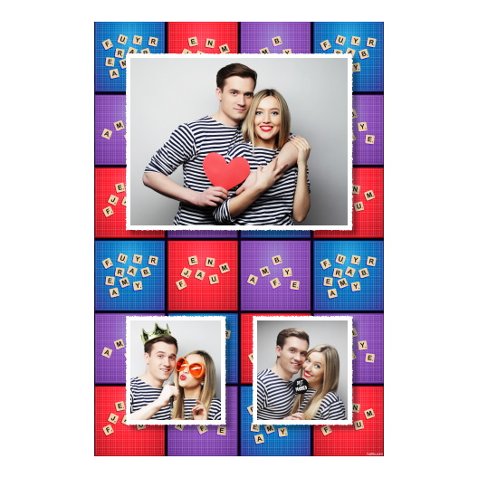 Dzień Scrabble + litery + 315 biały Dzień Scrabble + litery + 315 biały